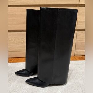 Zara Black Over the Knee Boots